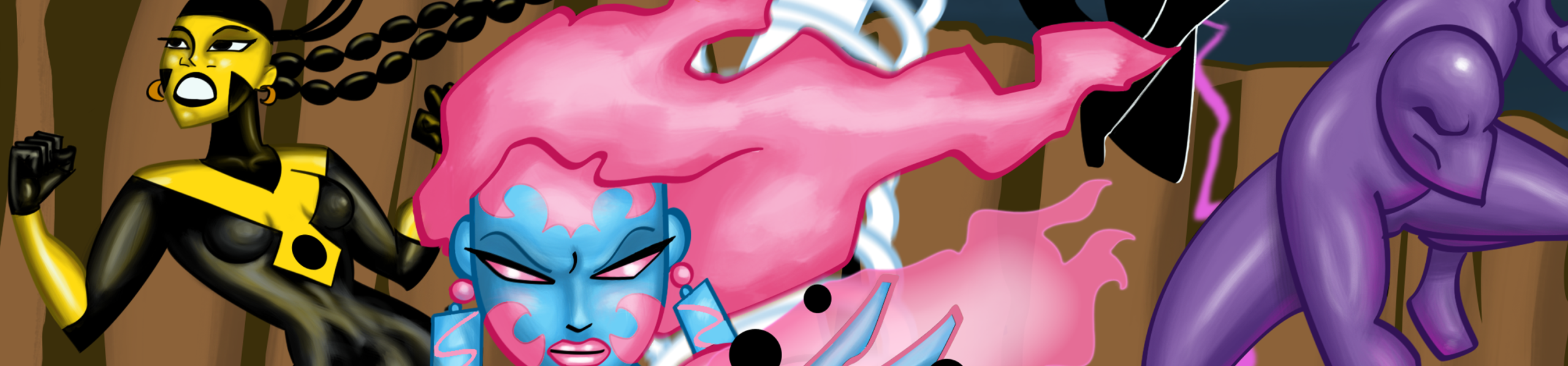 Orchid, Singularity and Query from the alien protectors of Earth known as SURGE.